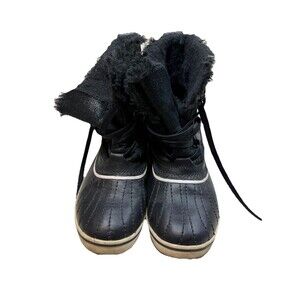 Sorel Women's Tivoli Leather Waterproof Winter snow Boots Lace Up Size 8